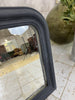 39.5cm High Black Framed Louis Philippe Mirror