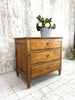 Three Drawer Chest of Drawers with Decorative Inlay