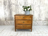 Three Drawer Chest of Drawers with Decorative Inlay