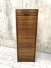 Solid Wood Single Tambour Filing Cabinet