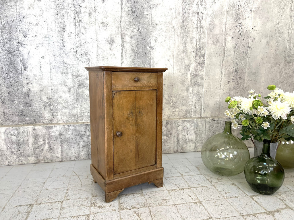 Walnut Wood Bedside Cabinet