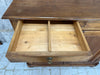 Walnut Wood Side Board / 2 Drawers over Cupboard