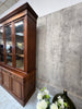 French Tailors Shop Walnut Wood Glazed Dresser