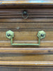 French Tailors Shop Walnut Wood Glazed Dresser