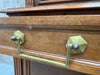 French Tailors Shop Walnut Wood Glazed Dresser