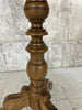 Walnut Wood Circular Pedestal Tilt Top Central Table Gueridon