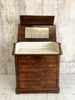 Trans Atlantic Liner Marble Topped Chest of Drawers Wash Stand with opening lid