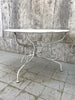 White Metal Garden Coffee Table