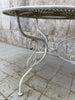 White Metal Garden Coffee Table