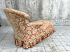 Napoleon III Pink Jacquard Chaise Longue