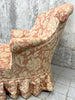 Napoleon III Pink Jacquard Chaise Longue