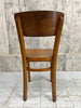 Set of 6 Mid Century Bentwood Bistro Chairs