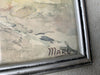 'Alpine Village' Pair of Matching Watercolours Signed