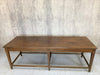 1930's Solid Oak Drapers Table Work Bench / Shop Counter / Kitchen Island with Tapered Legs