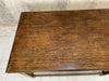 1930's Solid Oak Drapers Table Work Bench / Shop Counter / Kitchen Island with Tapered Legs