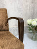 Pair of 1930's Velvet Bridge Chairs