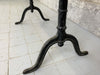 100cm wide Traditional French Bistro Table with New Solid Oak Top and Cast Iron Legs