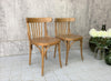 Set of Two Low Backed French Bentwood Bistro Chairs