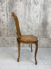Set of 5 French Cane Dining Chairs (with a 6th that requires seat base being fixed)