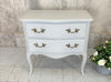 Painted 'Paris Grey' Mid Century Louis XVI Style Chest of Two Drawers