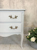 Painted 'Paris Grey' Mid Century Louis XVI Style Chest of Two Drawers