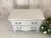 Painted 'Paris Grey' Mid Century Louis XVI Style Chest of Two Drawers