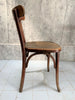 Set of Six Low Backed French Bentwood Bistro Chairs