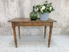 105cm Solid Walnut Wood Table Desk with Turned Legs