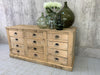 196.5cm wide Set of 12 Drawer Hardware Store Counter Sideboard