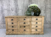 196.5cm wide Set of 12 Drawer Hardware Store Counter Sideboard