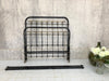 French Brass and Black Metal 126cm Wide Bed Frame