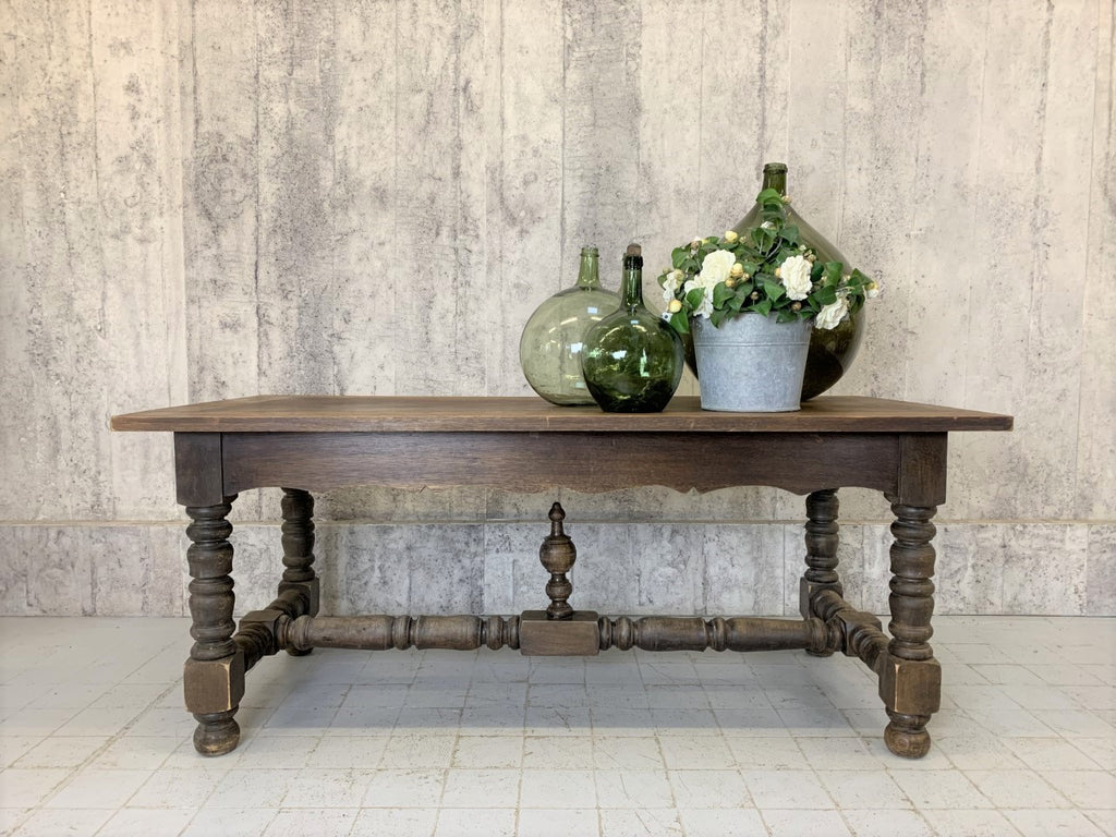 179.5cm Decorative Solid Oak Farmhouse  Dining Table