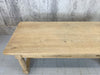 199.5cm Stripped Oak Farmhouse Table with Two Drawers