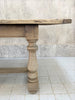 226.75cm Stripped Solid Oak French Farmhouse Refectory Dining Table
