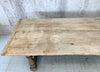 226.75cm Stripped Solid Oak French Farmhouse Refectory Dining Table