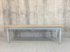 249.5cm Rustic Pine Taper Leg Table