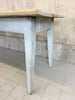 249.5cm Rustic Pine Taper Leg Table