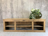 265cm Shop Counter Sideboard Open Shelves Kitchen Island with Drawers