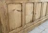 265cm Shop Counter Sideboard Open Shelves Kitchen Island with Drawers