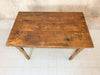 99.5cm Walnut Wood Bistro Table with Turned Legs