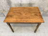 99cm Solid Pine Turned Leg Table Desk with Drawer
