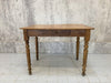99cm Solid Pine Turned Leg Table Desk with Drawer