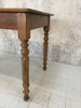 99cm Solid Pine Turned Leg Table Desk with Drawer