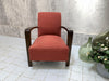 Individual Lounge Chair in Original Red Upholstery