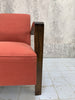 Individual Lounge Chair in Original Red Upholstery