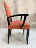 Black Armed Bridge Chairs to reupholster