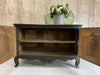 19th Century Black solid Wood Side Board / Cupboard