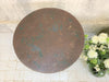 Faded Chippy Green Painted Metal Gueridon Garden Table