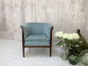 Art Deco Blue Tub Armchair