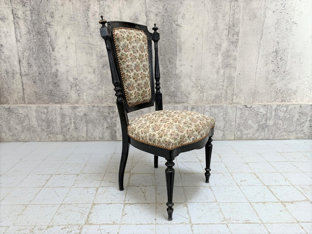 Decorative Individual Napoleon III Ebonised Bedroom Chair